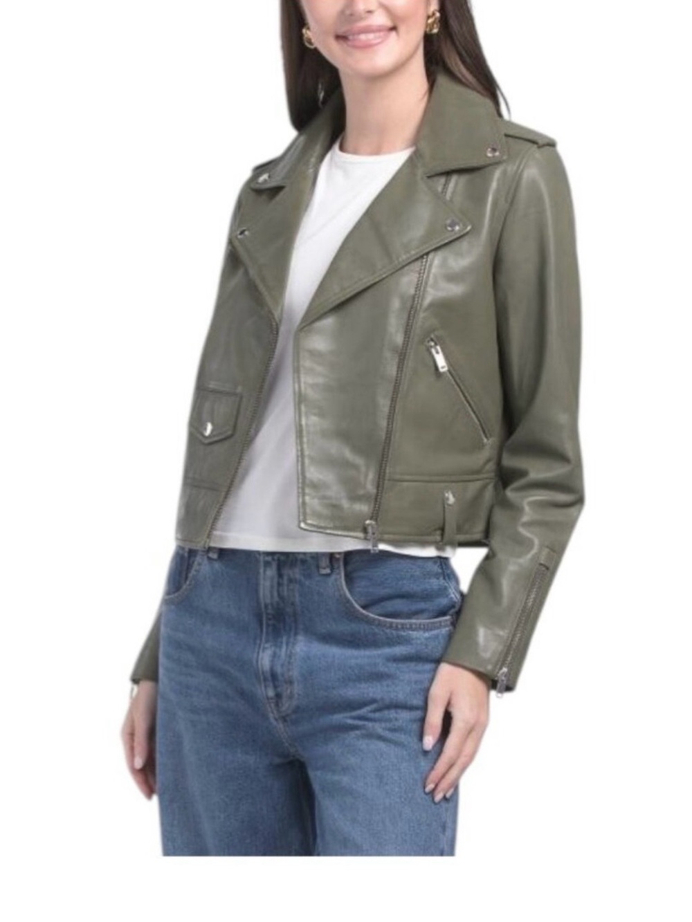 Bod & Christensen Leather Moto Jacket - Women
